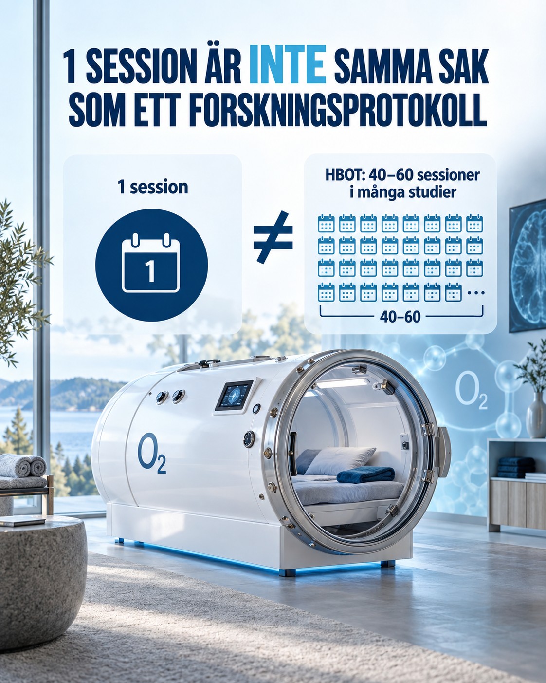 En enstaka session i syrekammare kan vara en introduktion, men kan int…